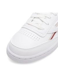 Reebok Sneakersy Club C 85 Vegan GW0932 Biały. Kolor: biały. Materiał: skóra. Model: Reebok Club #6
