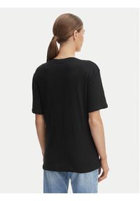 BOSS T-Shirt C_Ela_1 50538645 Czarny Oversize. Kolor: czarny. Materiał: len #3