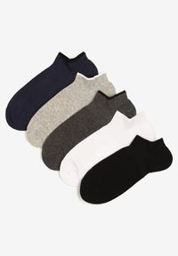 Born2be - Wielokolorowe Bawełniane Klasyczne Skarpety Stopki 5 Pack Evitheas. Kolor: wielokolorowy. Materiał: bawełna #3