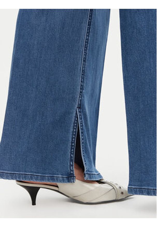 Gaudi Jeansy 511BD26009 Niebieski Wide Leg. Kolor: niebieski