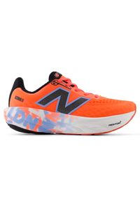 Buty damskie New Balance Fresh Foam 1080 v14 W1080LM – pomarańczowe. Kolor: pomarańczowy. Materiał: guma, żakard. Szerokość cholewki: normalna. Sport: fitness, bieganie