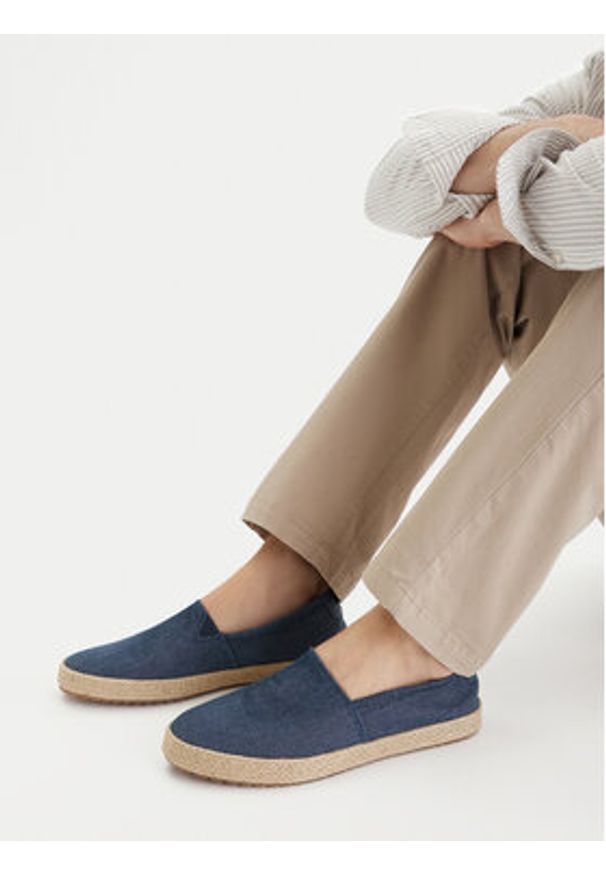Nautica Espadryle CEO-LEADSMAN-02 Granatowy. Kolor: niebieski. Materiał: materiał
