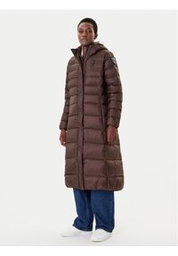 Blauer Kurtka puchowa 25WBLDK03101 Brązowy Regular Fit. Kolor: brązowy. Materiał: syntetyk