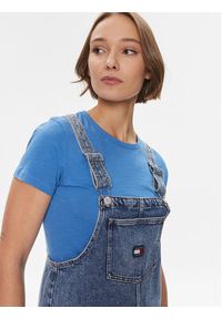 Tommy Jeans Sukienka jeansowa DW0DW17208 Niebieski Regular Fit. Kolor: niebieski. Materiał: bawełna #3