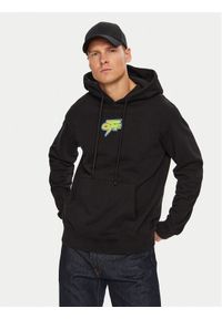 OFF-WHITE - Off-White Bluza OMBB097F22FLE0061070 Czarny Regular Fit. Kolor: czarny. Materiał: bawełna #1