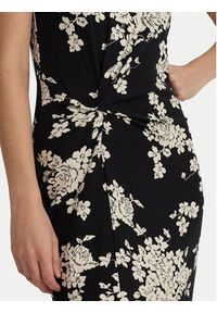 Lauren Ralph Lauren Sukienka letnia 250933444001 Czarny Slim Fit. Kolor: czarny. Materiał: bawełna. Sezon: lato #6