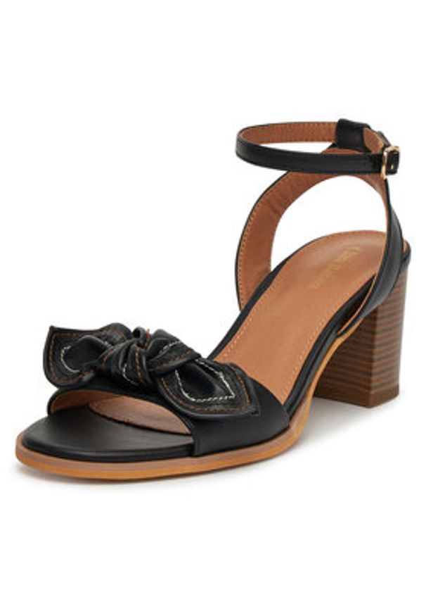 Clara Barson Sandały WS24053-01 Czarny. Kolor: czarny. Materiał: materiał, syntetyk