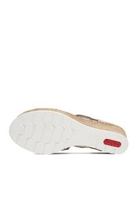 Rieker Sandały CEO-61916-90 Beżowy. Kolor: beżowy. Materiał: skóra #7