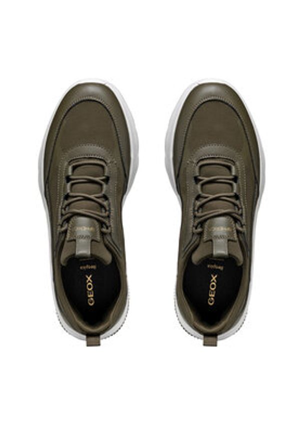 Geox Sneakersy U Spherica Actif U45BAD 0119B C3009 Khaki. Kolor: brązowy. Materiał: materiał