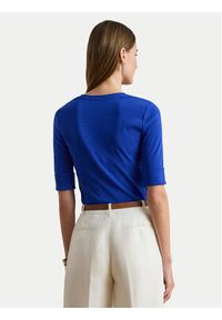 Lauren Ralph Lauren - LAUREN RALPH LAUREN Bluzka 200815843012 Niebieski Slim Fit. Kolor: niebieski. Materiał: bawełna #2