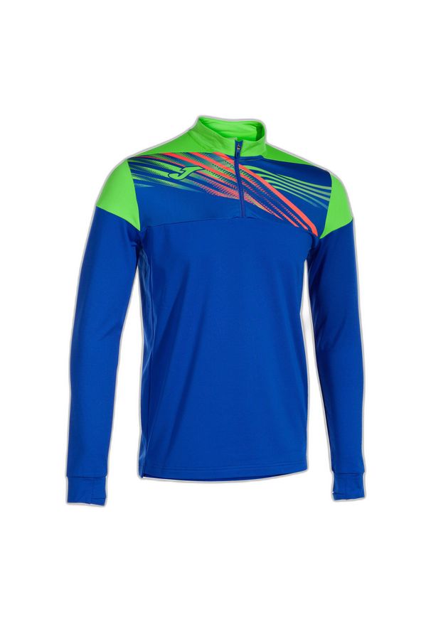 Bluza Joma Elite X. Kolor: niebieski, wielokolorowy, zielony. Materiał: poliester, elastan. Sport: bieganie