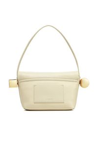 JACQUEMUS Torebka Le Rond Carre 24H243BA383-3171 Écru. Materiał: skórzane