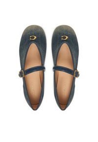 Coach Baleriny Sclpt CDE51 Niebieski. Kolor: niebieski. Materiał: materiał #3