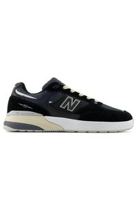 Buty męskie New Balance Numeric UN933BNT – czarne. Kolor: czarny. Materiał: guma, zamsz. Szerokość cholewki: normalna. Sport: skateboard #1