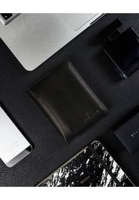 Portfel męski czarny Paul Rossi N4-GTN-RFID BLACK. Kolor: czarny. Materiał: skóra #1