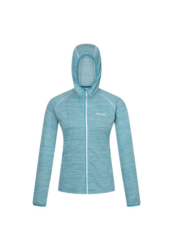 Regatta - Bluza Rozpinana Damska Yonder. Kolor: zielony. Styl: sportowy. Sport: turystyka piesza