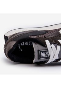 Big-Star - Buty Sportowe Sneakersy Męskie Memory Foam System Big Star NN174347 Czarne. Kolor: czarny. Materiał: materiał, skóra. Szerokość cholewki: normalna #8