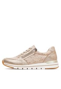 Remonte Sneakersy R6700-61 Beżowy. Kolor: beżowy. Materiał: materiał #6