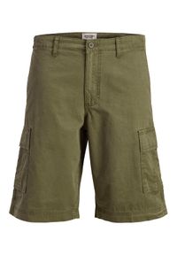 Jack & Jones Szorty materiałowe Cole 12292263 Zielony Regular Fit. Kolor: zielony. Materiał: bawełna #1