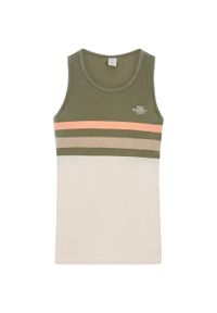 Protest - Koszulka bez rękawów męska PROTEST PRTIpsa. Kolor: zielony, wielokolorowy. Długość rękawa: bez rękawów. Sport: turystyka piesza #1