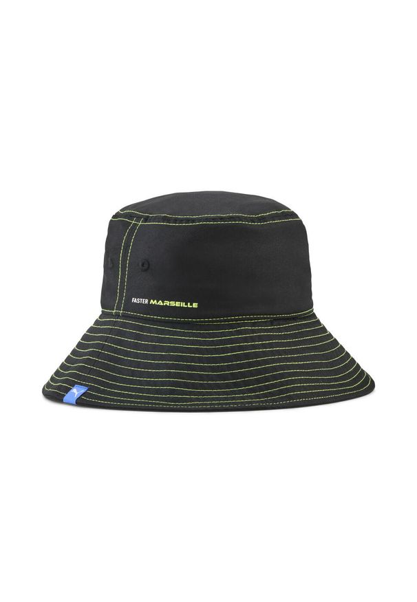 Puma - Kapelusz typu bucket Olympique Marsylia FASTER PUMA Black White. Kolor: czarny, biały, wielokolorowy. Materiał: materiał