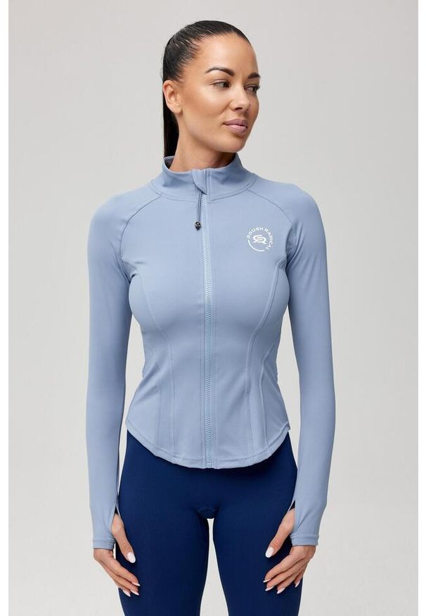 ROUGH RADICAL - Damska bluza sportowa szybkoschnąca Rough Radical Eris. Kolor: niebieski. Sport: bieganie