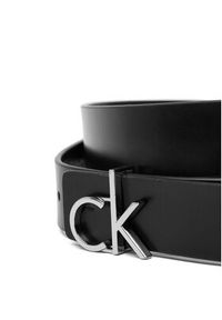 Calvin Klein Pasek Damski Ck Reversible Belt 3.0_Mono K60K612934 Czarny. Kolor: czarny. Materiał: skóra