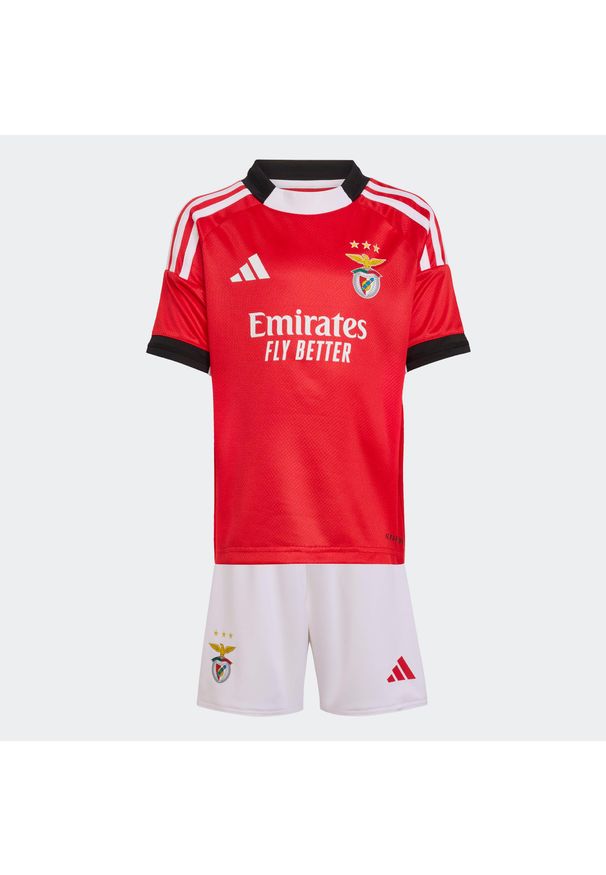Adidas - Minizestaw piłkarski dla dzieci Benfica 25/26 domowy. Sport: piłka nożna