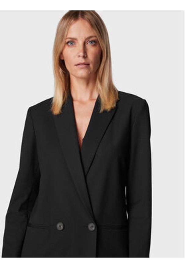 Karen by Simonsen Marynarka Sydney 10103991 Czarny Relaxed Fit. Kolor: czarny. Materiał: syntetyk