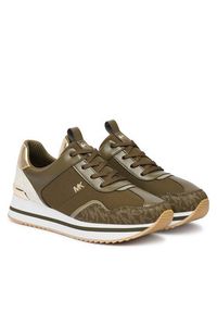 MICHAEL Michael Kors Sneakersy Raina 43T6RNFS1D Khaki. Kolor: brązowy. Materiał: skóra #5
