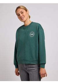 Lee - LEE DAMSKA BLUZA LEE ESSENTIAL GRAPHIC SWS EVERGREEN 112350243
