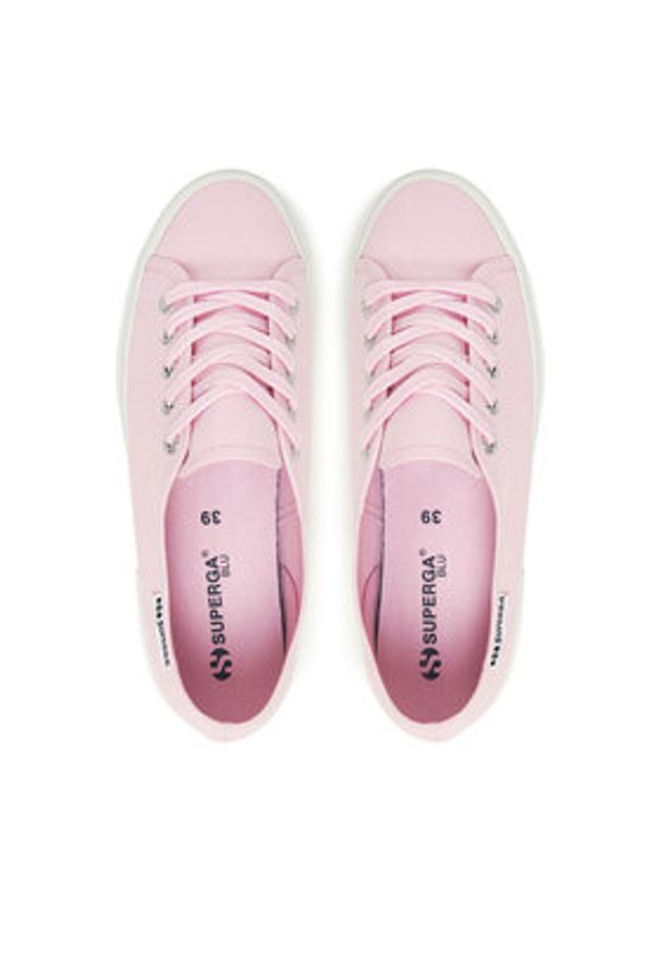 Superga Tenisówki S7151EW Różowy. Kolor: różowy. Materiał: materiał