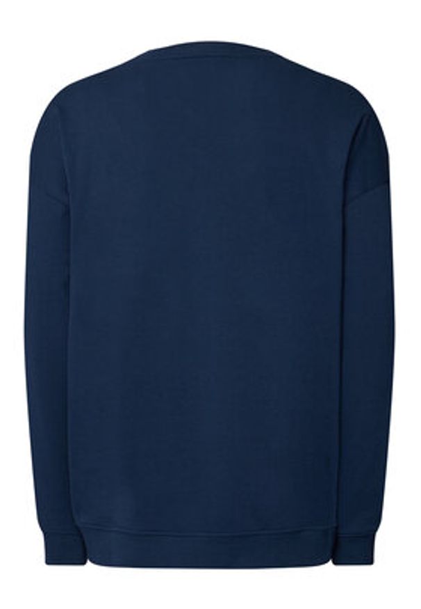 TOMMY HILFIGER - Tommy Hilfiger Bluza Terry UM0UM03910 Granatowy Regular Fit. Kolor: niebieski. Materiał: bawełna