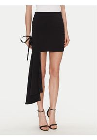 Elisabetta Franchi Spódnica mini GO-071-51E2-V340 Czarny Regular Fit. Kolor: czarny. Materiał: syntetyk #1