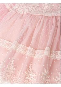 Abel & Lula Sukienka elegancka 5014 Różowy Regular Fit. Kolor: różowy. Materiał: syntetyk. Styl: elegancki #6