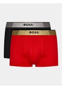 BOSS - Komplet 2 par bokserek Boss. Kolor: czerwony