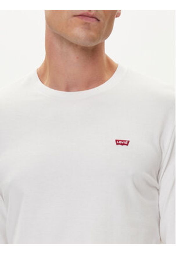 Levi's® Longsleeve Original Logo Tee 72848-0000 Biały Regular Fit. Kolor: biały. Materiał: bawełna. Długość rękawa: długi rękaw