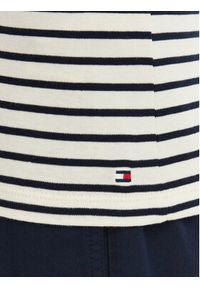 TOMMY HILFIGER - Tommy Hilfiger T-Shirt Gold Btn Cap WW0WW50942 Kolorowy Slim Fit. Materiał: bawełna. Wzór: kolorowy #2