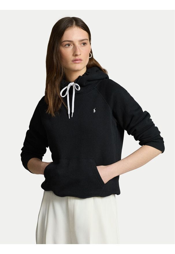 Polo Ralph Lauren Bluza Prl Shrknhd 211943007003 Czarny Regular Fit. Typ kołnierza: polo. Kolor: czarny. Materiał: bawełna