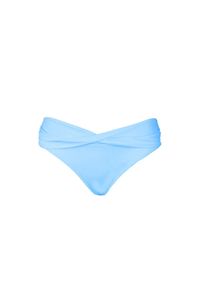 CAHA CAPO DUBAI - Niebieski dól od bikini Maria. Kolor: niebieski. Materiał: materiał. Wzór: gładki, aplikacja