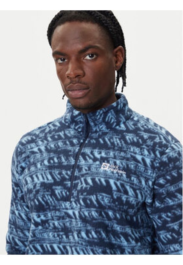 Jack Wolfskin Polar Big Sky A65447 Granatowy Relaxed Fit. Kolor: niebieski. Materiał: syntetyk