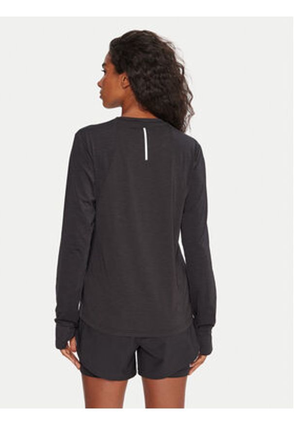 Reebok Koszulka techniczna RK25184CCW Czarny Slim Fit. Kolor: czarny. Materiał: syntetyk