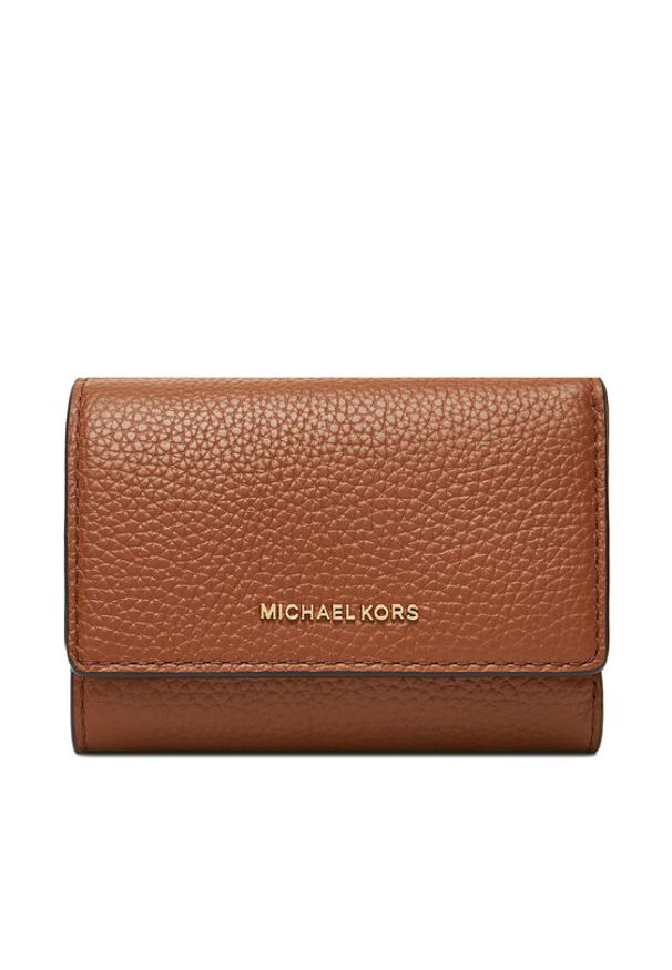 MICHAEL Michael Kors Duży Portfel Damski Bryant 32S5GYTP1L Brązowy. Kolor: brązowy. Materiał: skóra