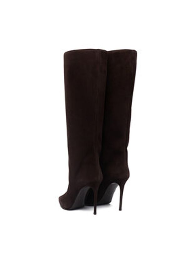 LE SILLA - Le Silla Kozaki 2100T090RCPPVEL Brązowy. Kolor: brązowy. Materiał: skóra