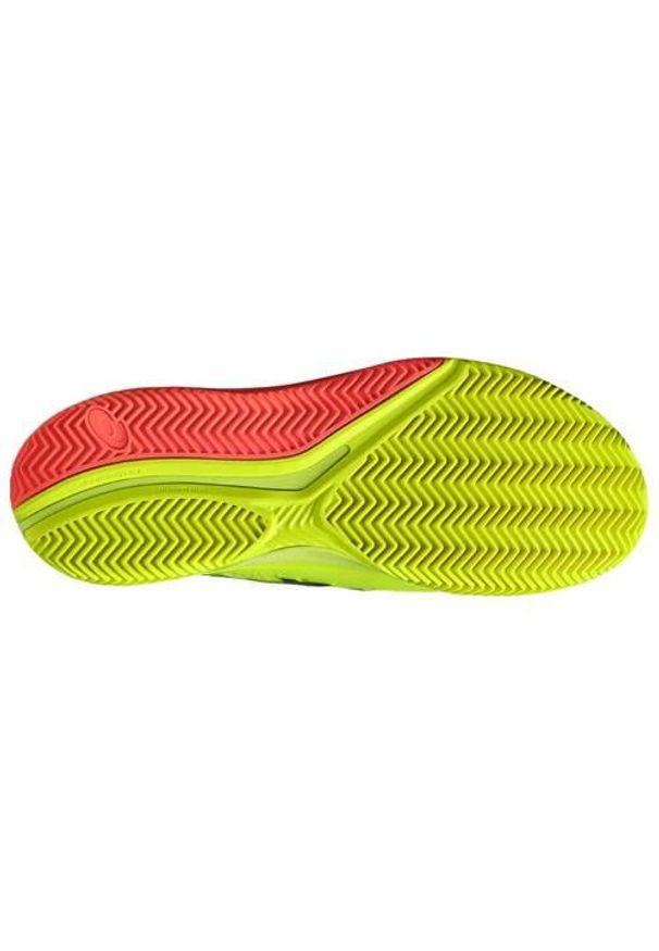 Buty do tenisa męskie Asics Gel-resolution 9 Clay Paris Safety. Zapięcie: sznurówki. Kolor: żółty. Materiał: tkanina. Szerokość cholewki: normalna. Sport: tenis