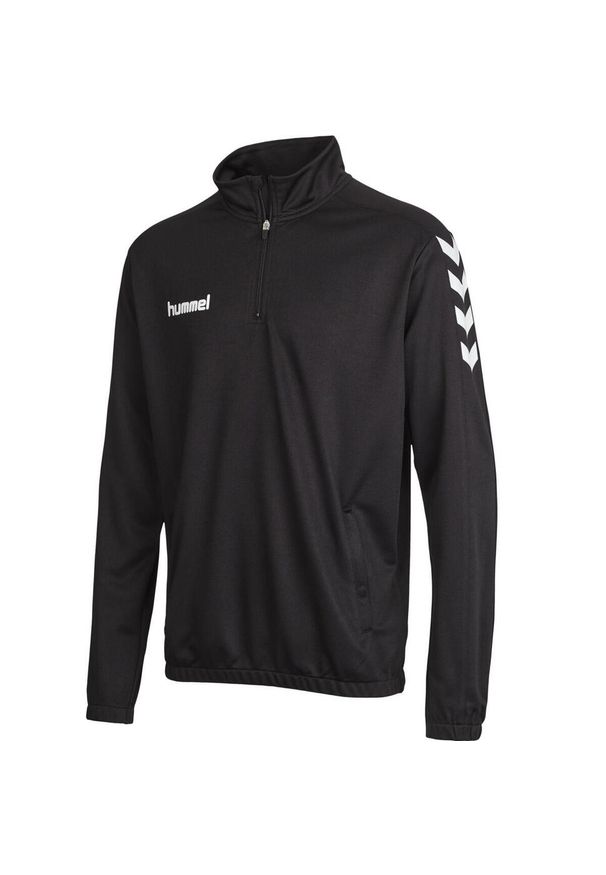 Bluza piłkarska dla dzieci Hummel Core Kids 1/2 Zip Sweat. Kolor: czarny. Sport: piłka nożna