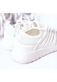 Big-Star - Dziecięce Sportowe Buty Sneakersy Big Star HH374215 Białe. Kolor: biały. Materiał: materiał #7