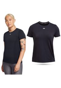 Koszulka fitness męska Under Armour t-shirt sportowy z krótkim rękawem. Kolor: czarny. Długość rękawa: krótki rękaw. Długość: krótkie. Sport: fitness #1