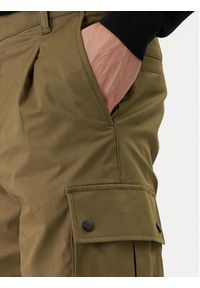 Hugo - HUGO Spodnie materiałowe Craysen 50553180 Zielony Straight Fit. Kolor: zielony. Materiał: bawełna #4