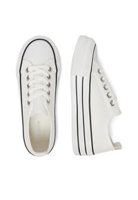 DeeZee Trampki AM25234-D Biały. Kolor: biały. Materiał: materiał #4